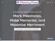 Tablet Screenshot of mommymusts.com